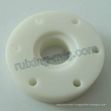 Plastic Machining Part CNC Turning Machining Nylon66 Plastic Flange